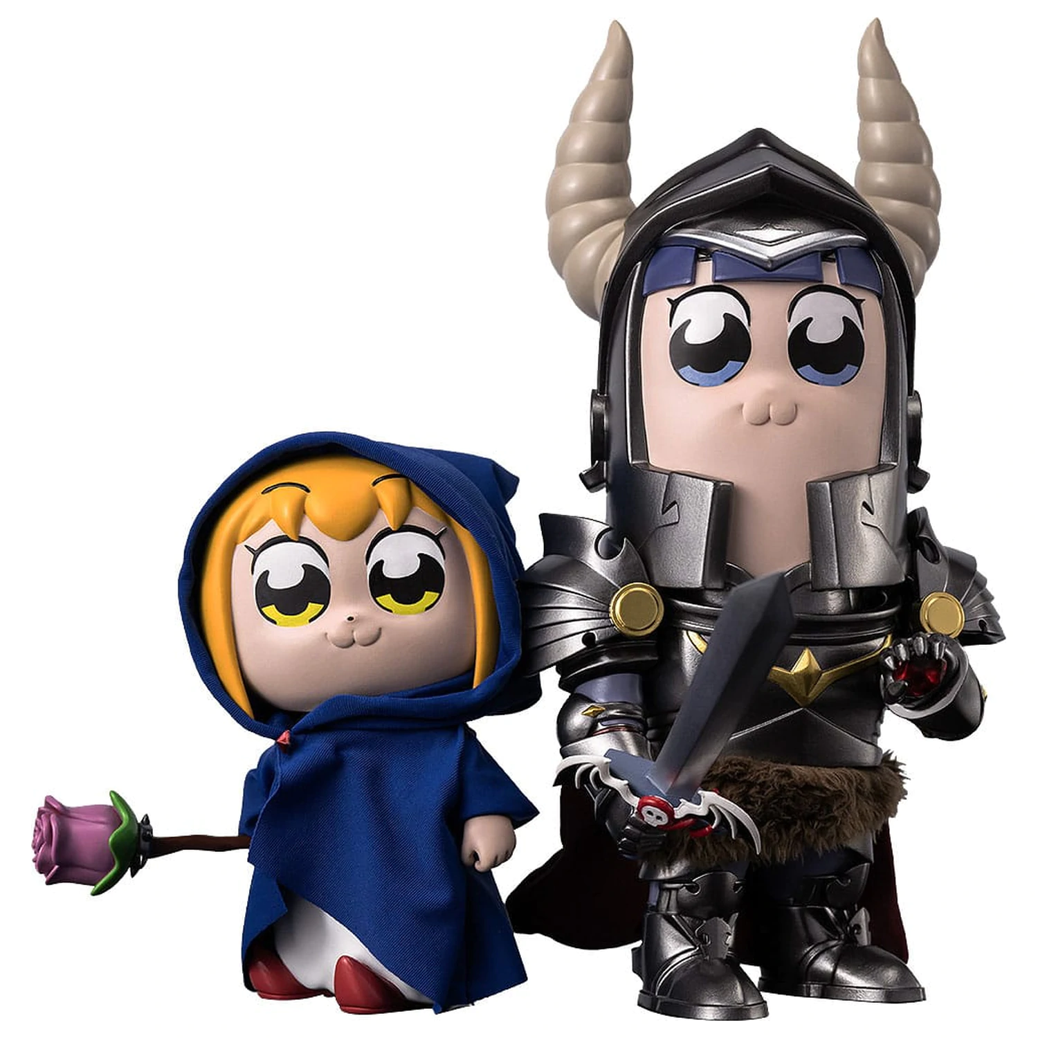 Pop Team Epic Winyl figurki 2-pak Chibi Creature Popuko & Pipimi Shining Shoulder Ver. zdjęcie produktu