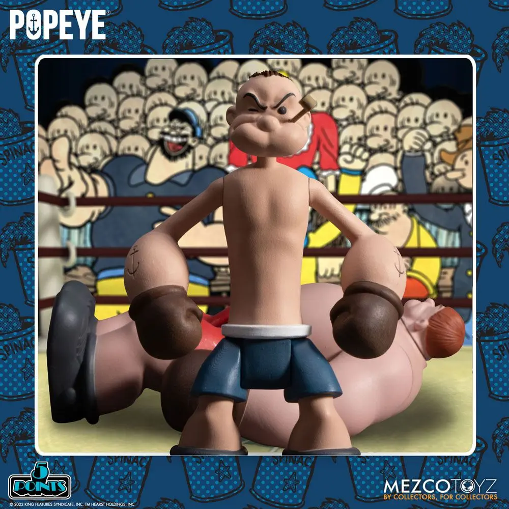 Popeye 5 Points Deluxe Zestaw Figurek Popeye & Oxheart 9 cm zdjęcie produktu