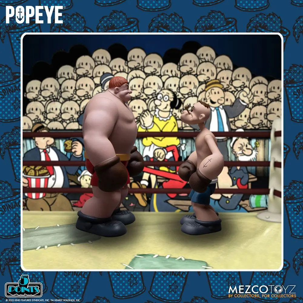 Popeye 5 Points Deluxe Zestaw Figurek Popeye & Oxheart 9 cm zdjęcie produktu