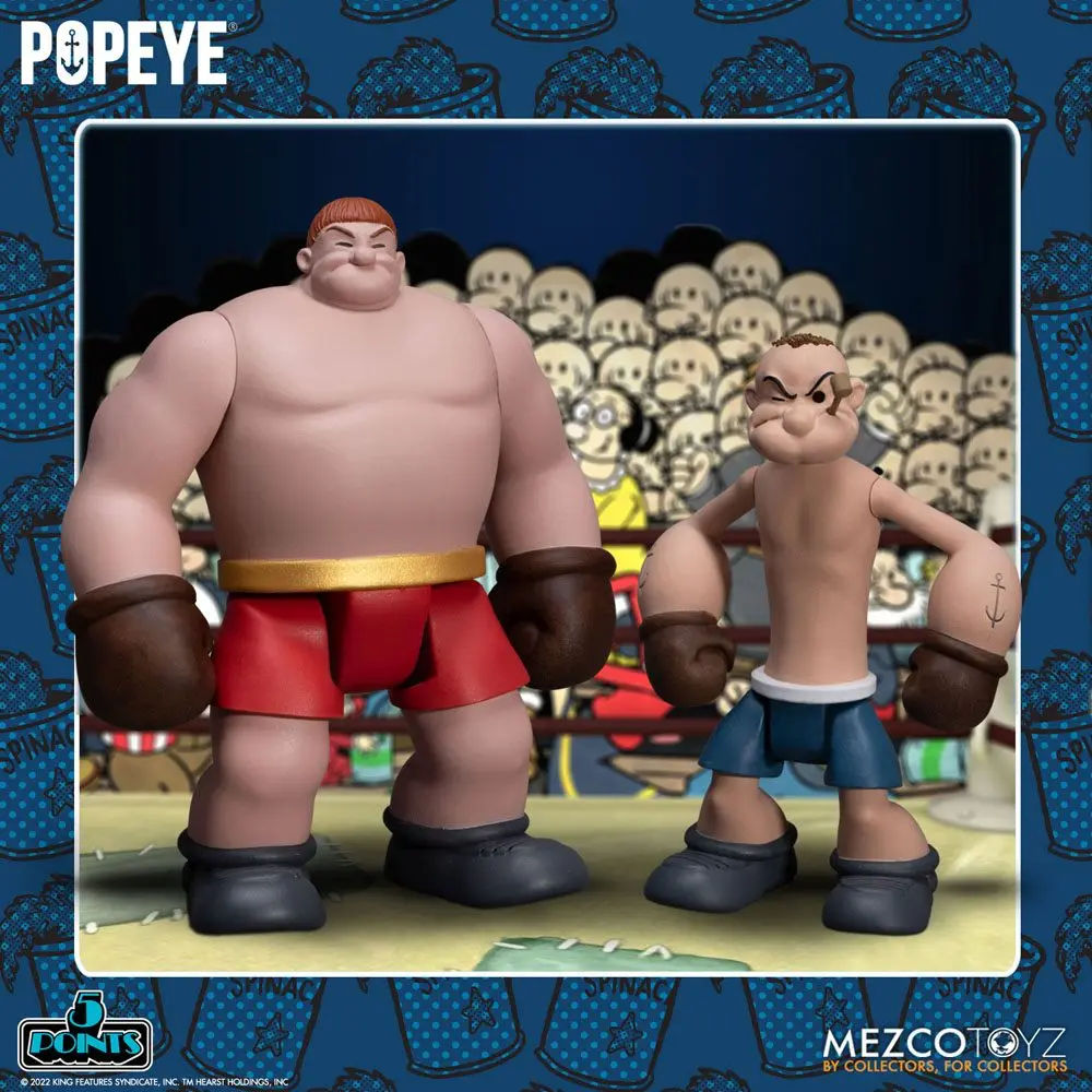 Popeye 5 Points Deluxe Zestaw Figurek Popeye & Oxheart 9 cm zdjęcie produktu