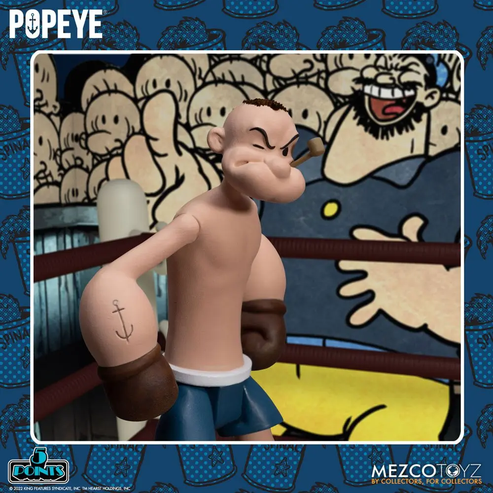 Popeye 5 Points Deluxe Zestaw Figurek Popeye & Oxheart 9 cm zdjęcie produktu