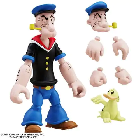 Figurka Akcji Popeye Fala 03 Popeye Pierwsze Pojawienie Czarna Koszula zdjęcie produktu