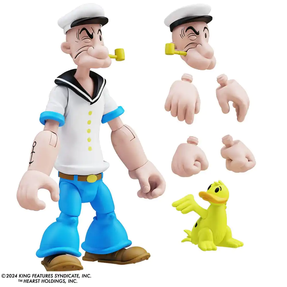 Popeye Figurka Akcji Fala 03 Popeye 1st Appearance White Shirt zdjęcie produktu