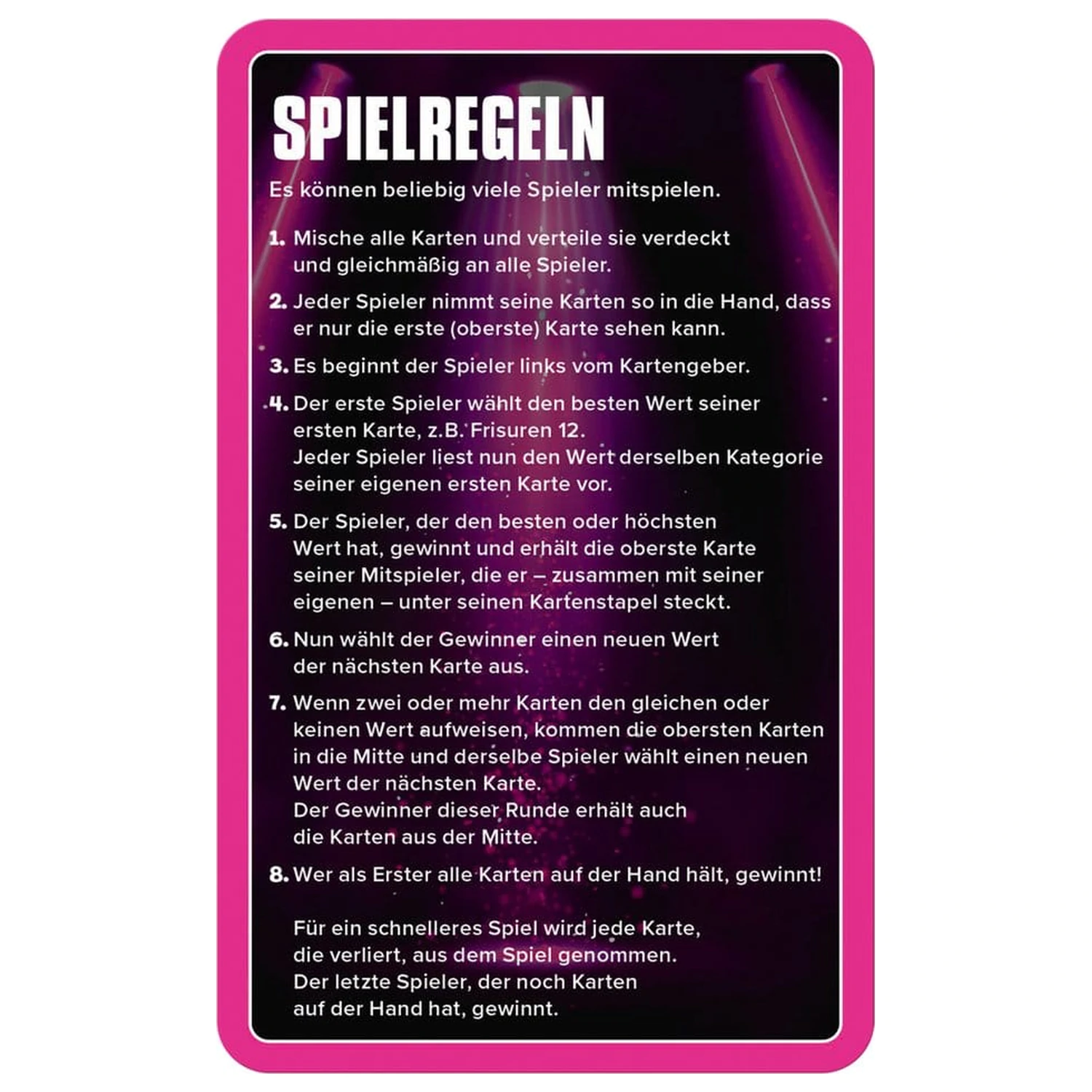 Popstars Gra Karciana Top Trumps *Wersja Niemiecka* zdjęcie produktu