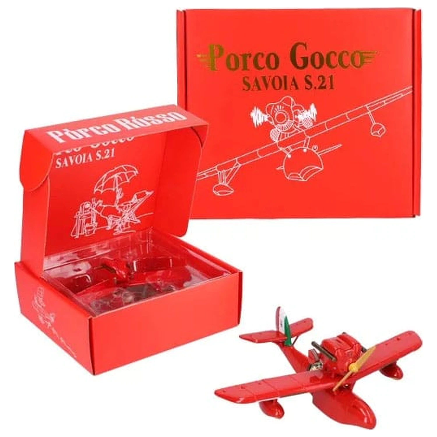 Pojazd Porco Rosso z dźwiękiem Marco & Savoia 21 cm zdjęcie produktu