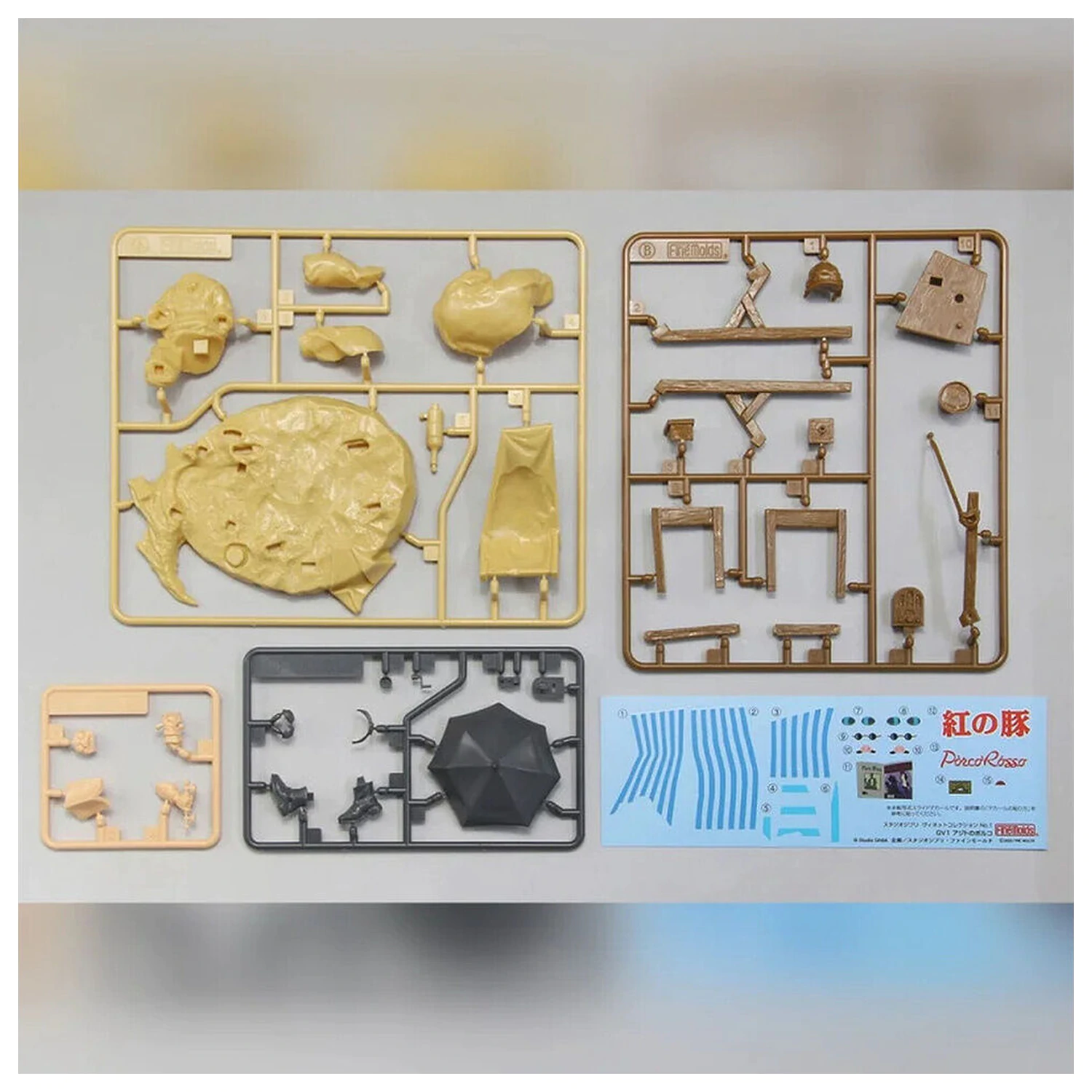 Porco Rosso - Porco in his Hideout model kit zdjęcie produktu