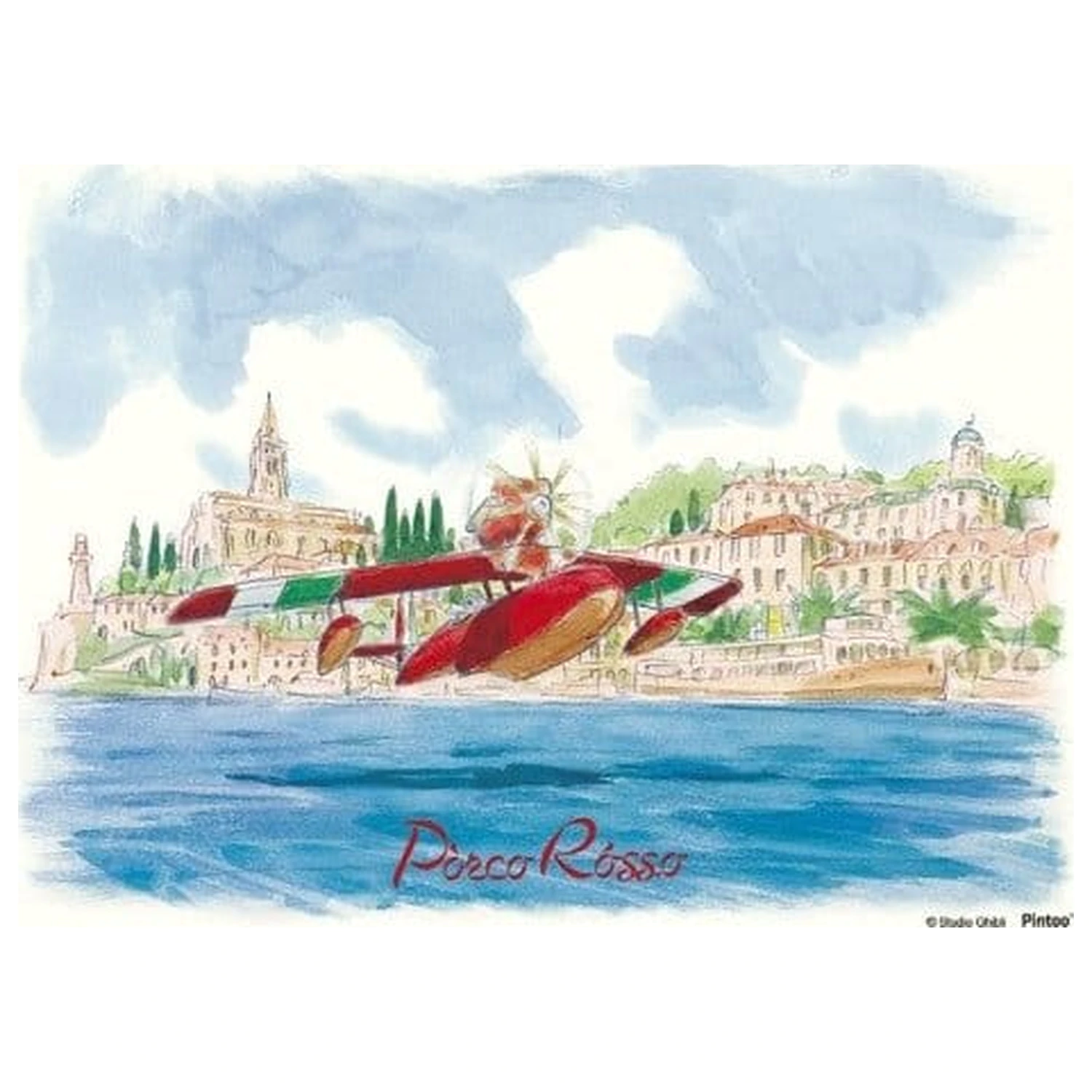 Porco Rosso Puzzle i sztaluga Savoia water landing (150 sztuk) zdjęcie produktu