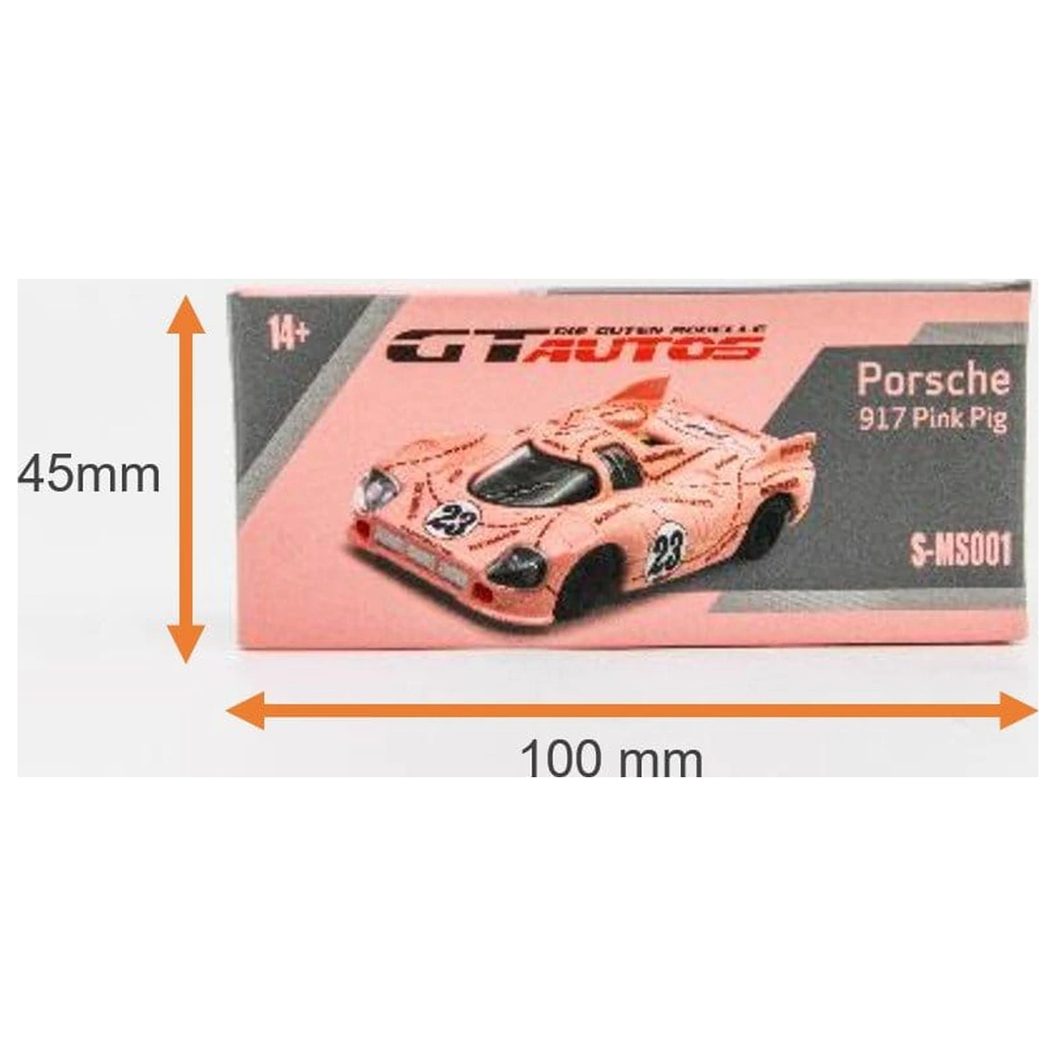 Model odlewanego Porsche 1/64 917/20 Pink Pig 7 cm zdjęcie produktu
