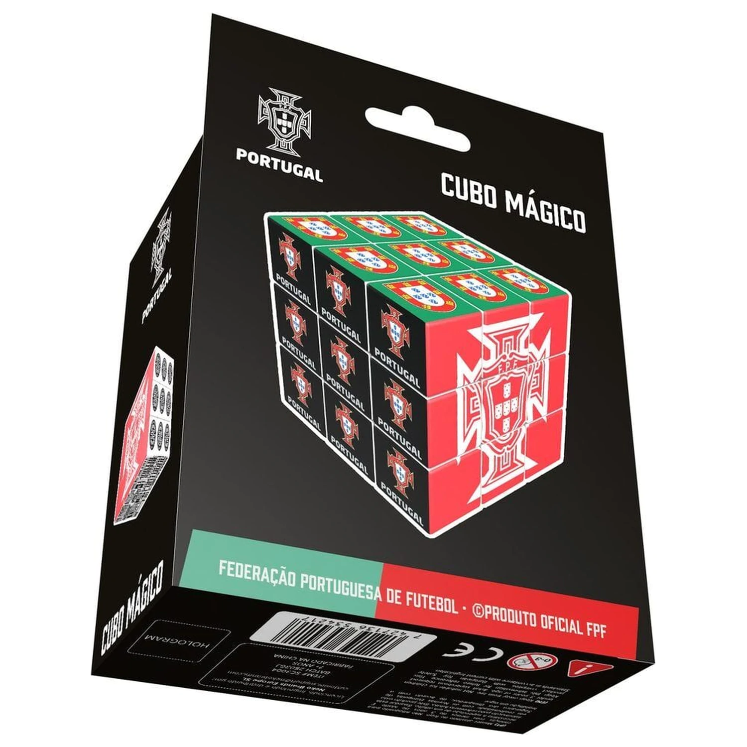 Portugalia FPF zestaw kostek do układania puzzli 6 cm zdjęcie produktu