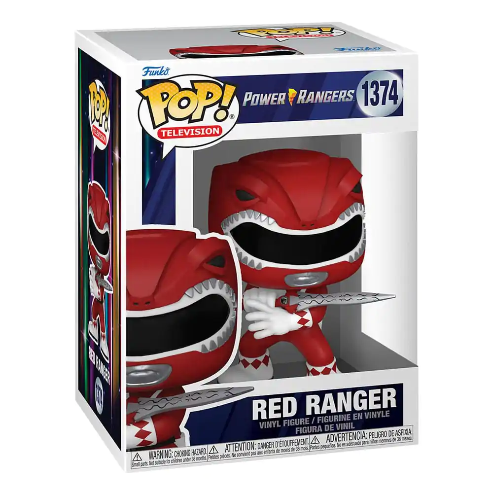 Power Rangers 30th POP! TV Figurka Vinyl Red Ranger 9 cm zdjęcie produktu