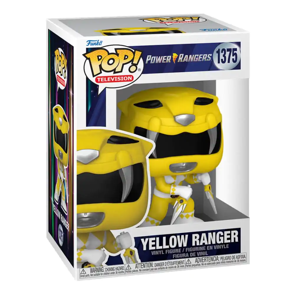 Power Rangers 30th POP! TV Figurka winylowa Żółty Ranger 9 cm zdjęcie produktu