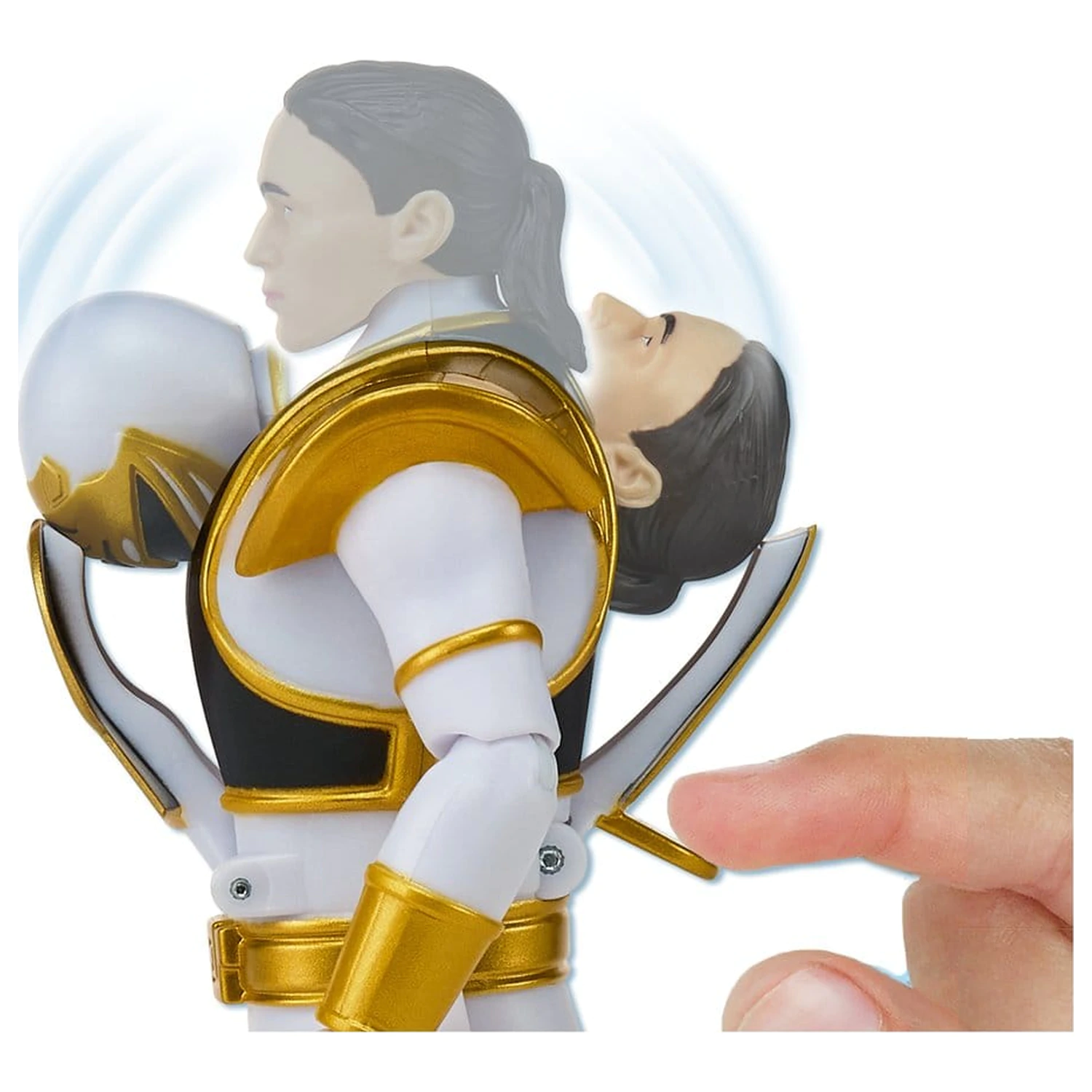 Power Rangers Auto-Morphin Figurka akcji White Ranger 15 cm zdjęcie produktu