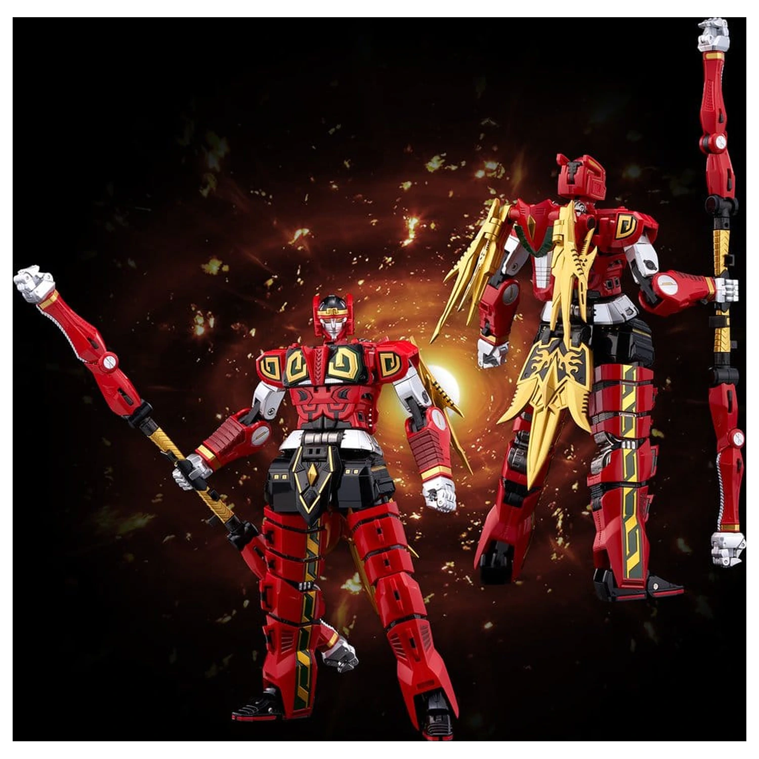 Power Rangers Go! Kuro Kara Combine Figurka Akcji Thunder Megazord 28 cm zdjęcie produktu