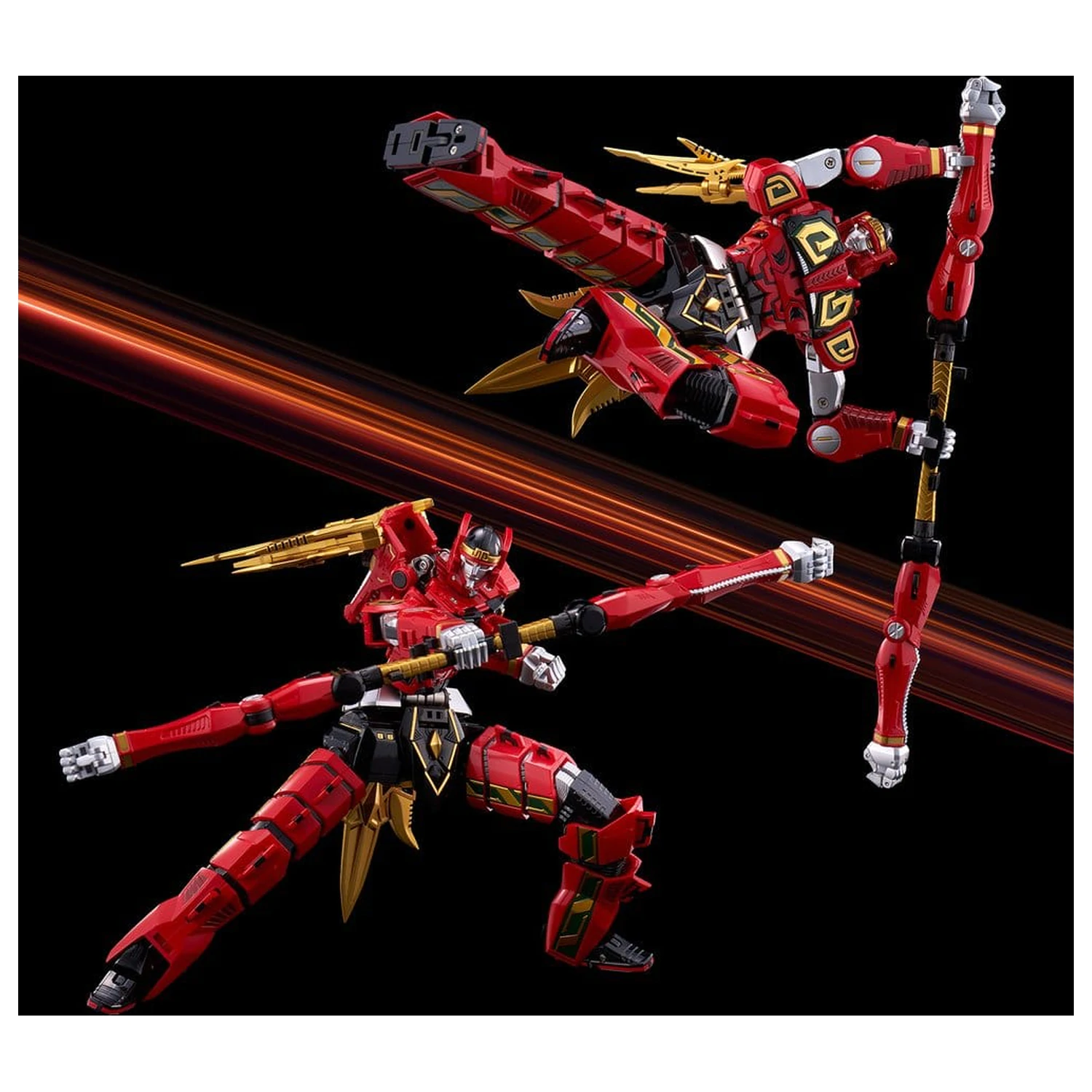 Power Rangers Go! Kuro Kara Combine Figurka Akcji Thunder Megazord 28 cm zdjęcie produktu