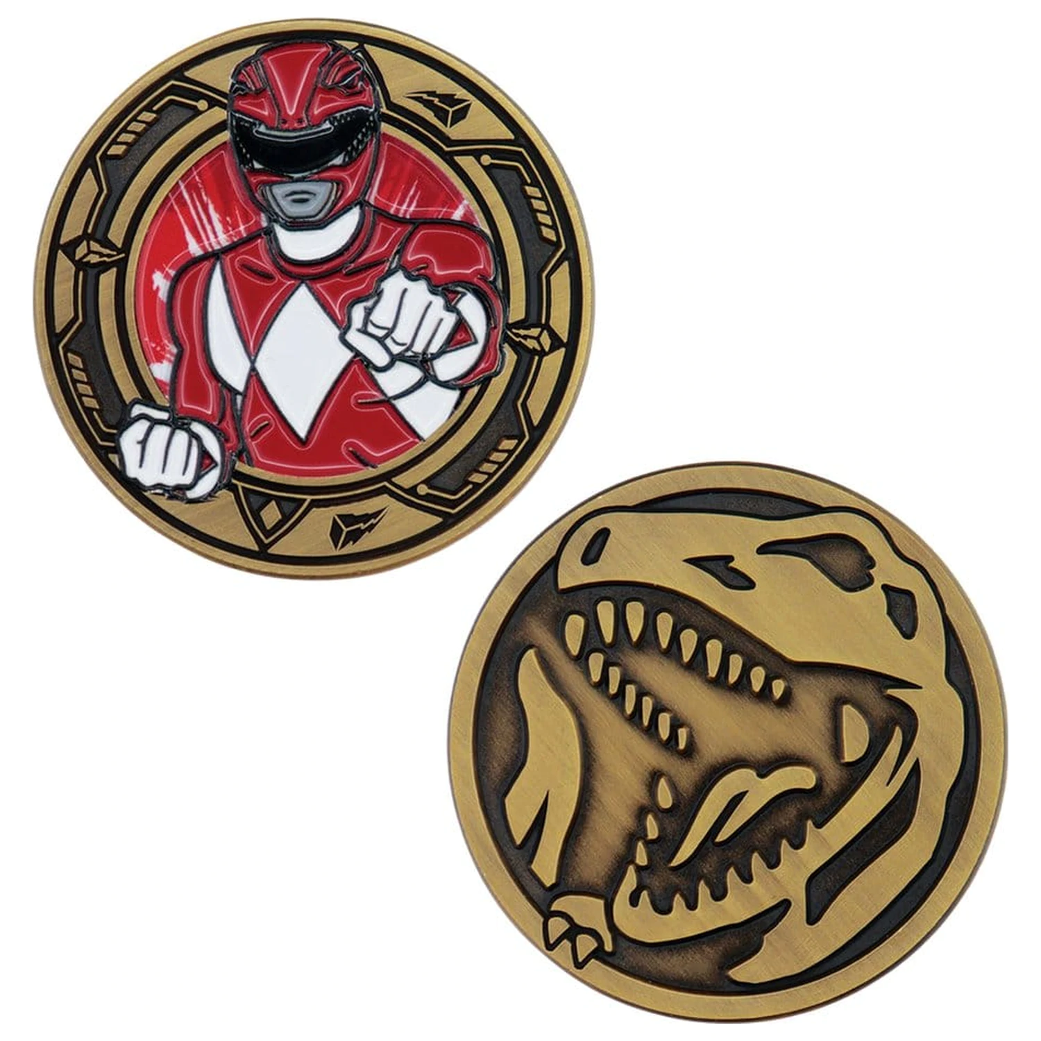 Power Rangers Collectable Moneta Red Ranger Edycja Limitowana zdjęcie produktu