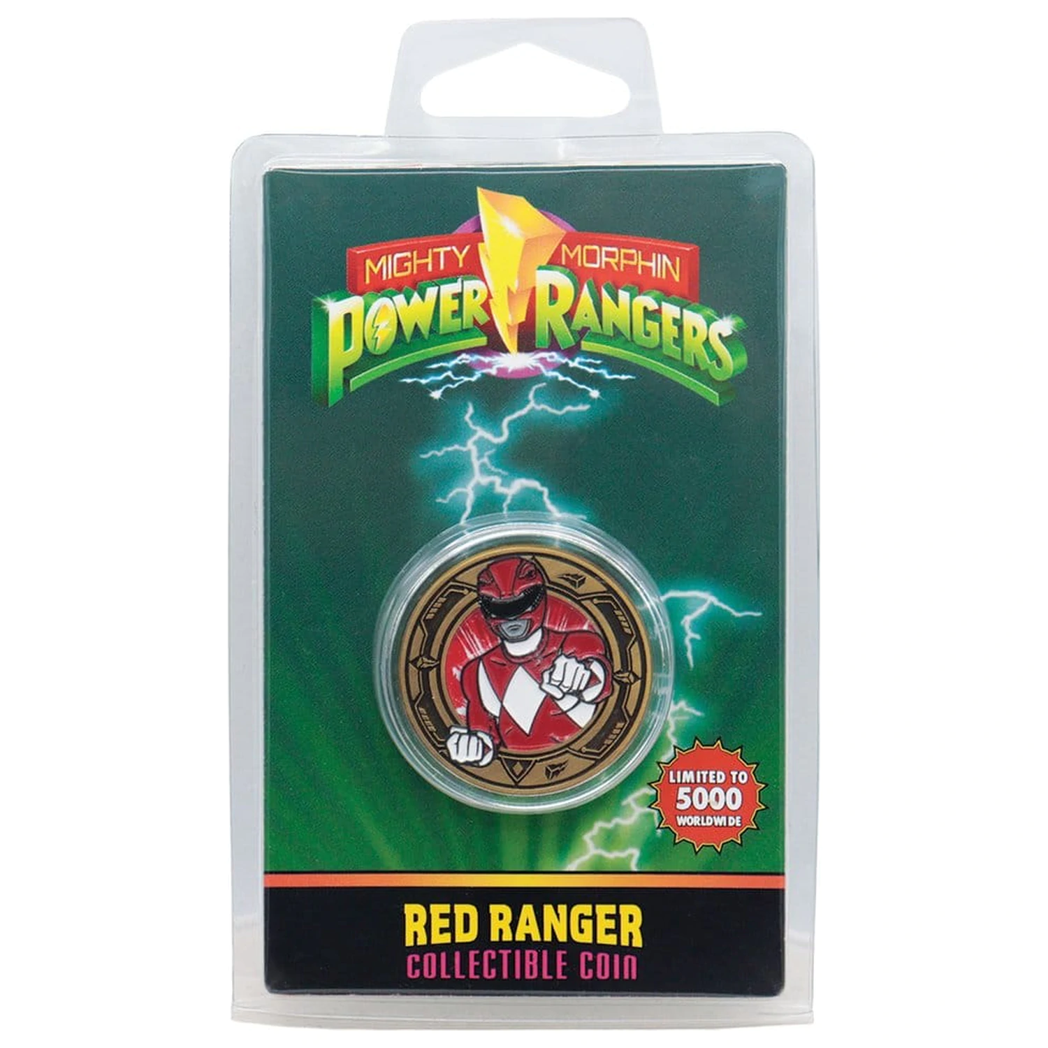 Power Rangers Collectable Moneta Red Ranger Edycja Limitowana zdjęcie produktu