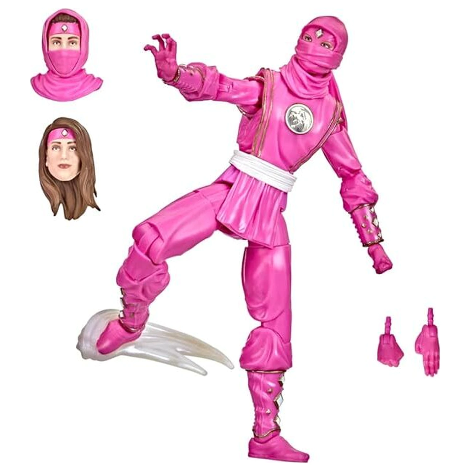 Power Rangers Lightning Collection Mighty Morphin Ninja Pink Ranger figurka 15cm zdjęcie produktu