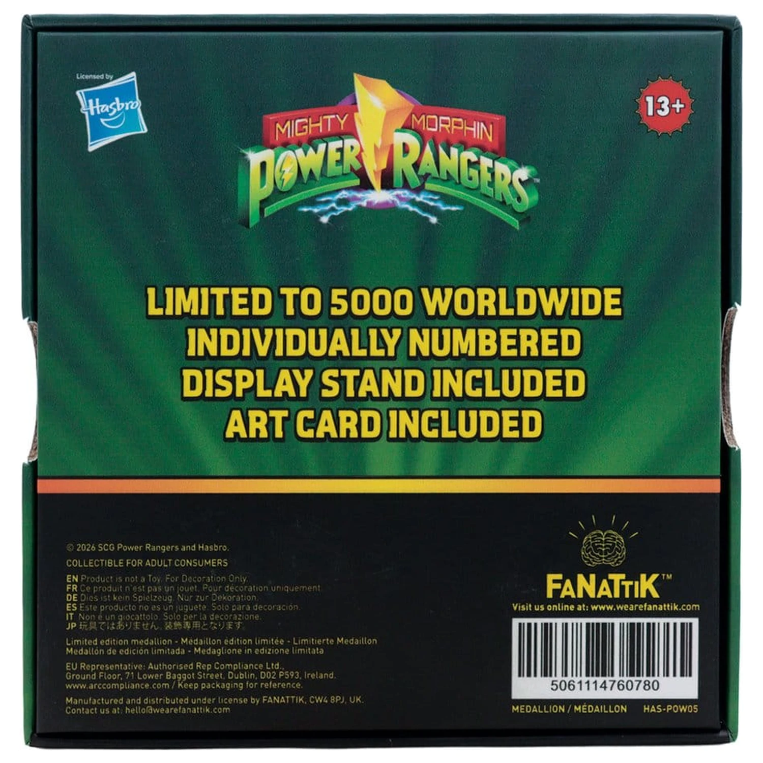 Power Rangers Medalion Megazord Edycja Limitowana zdjęcie produktu