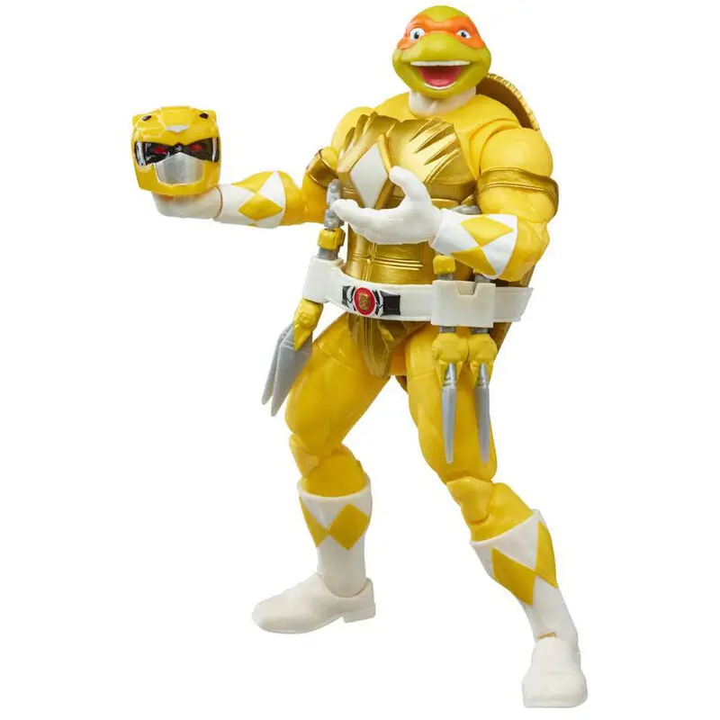 Power Rangers x Wojownicze Żółwie Ninja Lightning Collection Figurki Akcji 2022 Morphed April O'Neil i Michelangelo zdjęcie produktu