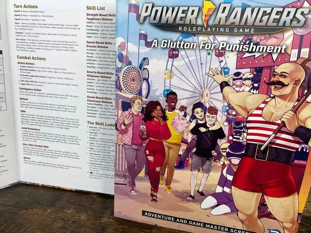 Power Rangers RPG książka A Glutton for Punishment Adventure & GM Screen *Englische Version* zdjęcie produktu