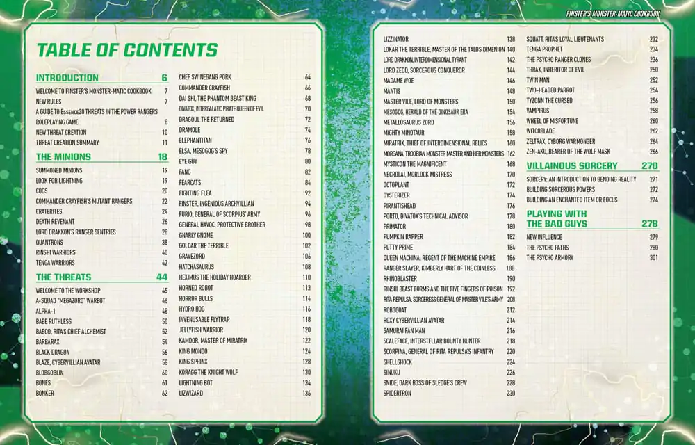 Power Rangers RPG book Finster's Monster-Matic Cookbook Sourcebook *Englische Version* - Podręcznik  zdjęcie produktu