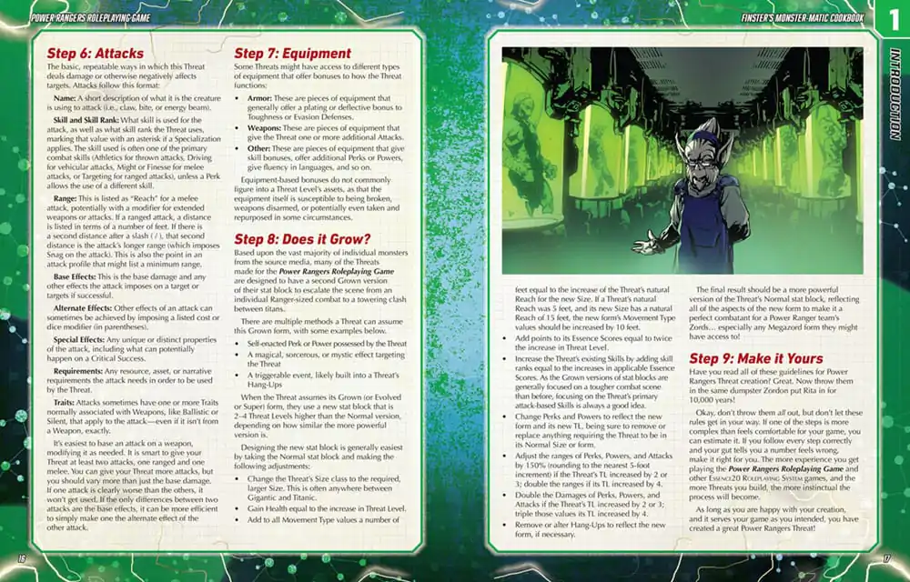 Power Rangers RPG book Finster's Monster-Matic Cookbook Sourcebook *Englische Version* - Podręcznik  zdjęcie produktu