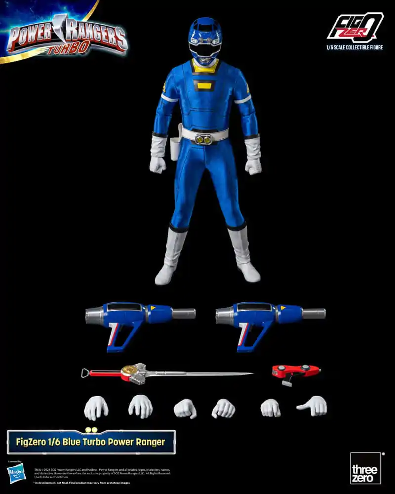 Power Rangers Turbo FigZero Figurka Akcji 1/6 Niebieski Turbo Power Ranger 30 cm zdjęcie produktu