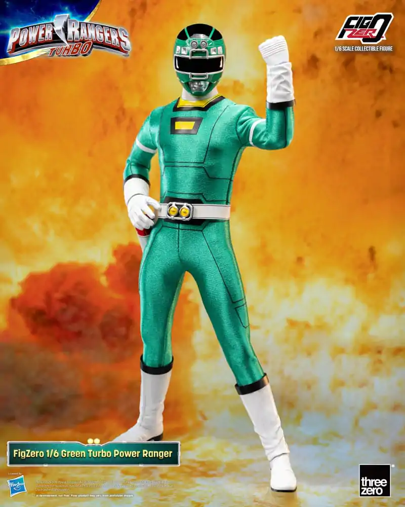 Power Rangers Turbo FigZero Figurka Akcji 1/6 Zielony Turbo Power Ranger 30 cm zdjęcie produktu