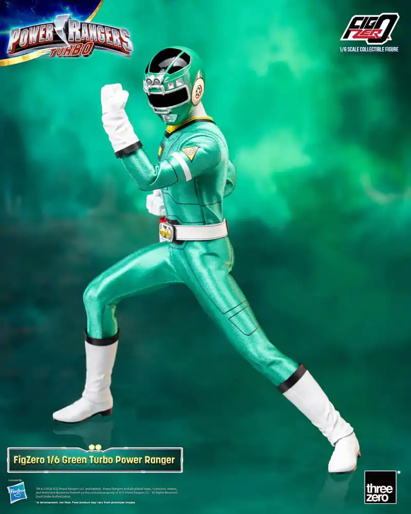 Power Rangers Turbo FigZero Figurka Akcji 1/6 Zielony Turbo Power Ranger 30 cm zdjęcie produktu