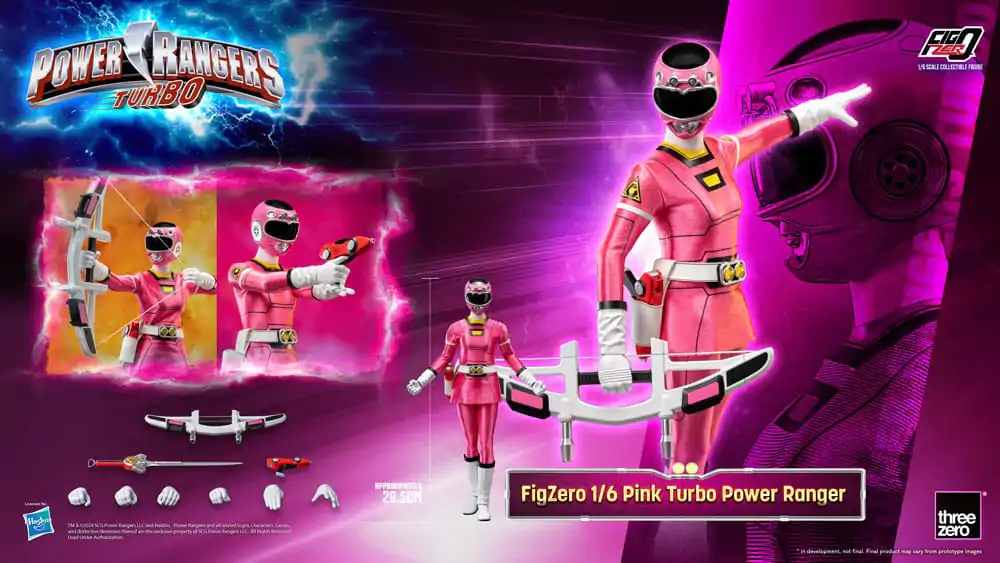 Power Rangers Turbo FigZero Figurka Akcji 1/6 Pink Turbo Power Ranger 30 cm zdjęcie produktu