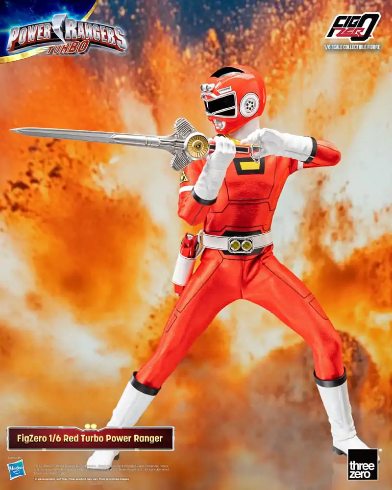 Power Rangers Turbo FigZero Figurka Akcji 1/6 Red Turbo Power Ranger 30 cm zdjęcie produktu