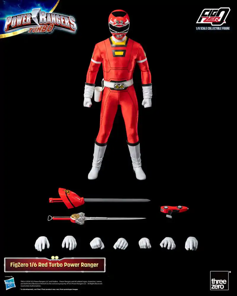 Power Rangers Turbo FigZero Figurka Akcji 1/6 Red Turbo Power Ranger 30 cm zdjęcie produktu