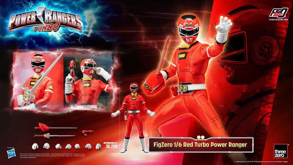 Power Rangers Turbo FigZero Figurka Akcji 1/6 Red Turbo Power Ranger 30 cm zdjęcie produktu