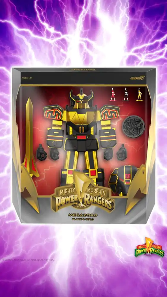 Power Rangers Ultimates Figurka Akcji Megazord (Black/Gold) 18 cm zdjęcie produktu