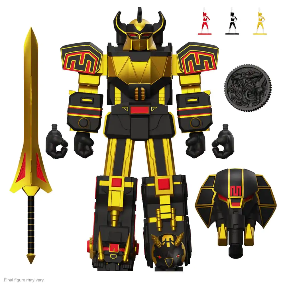 Power Rangers Ultimates Figurka Akcji Megazord (Black/Gold) 18 cm zdjęcie produktu