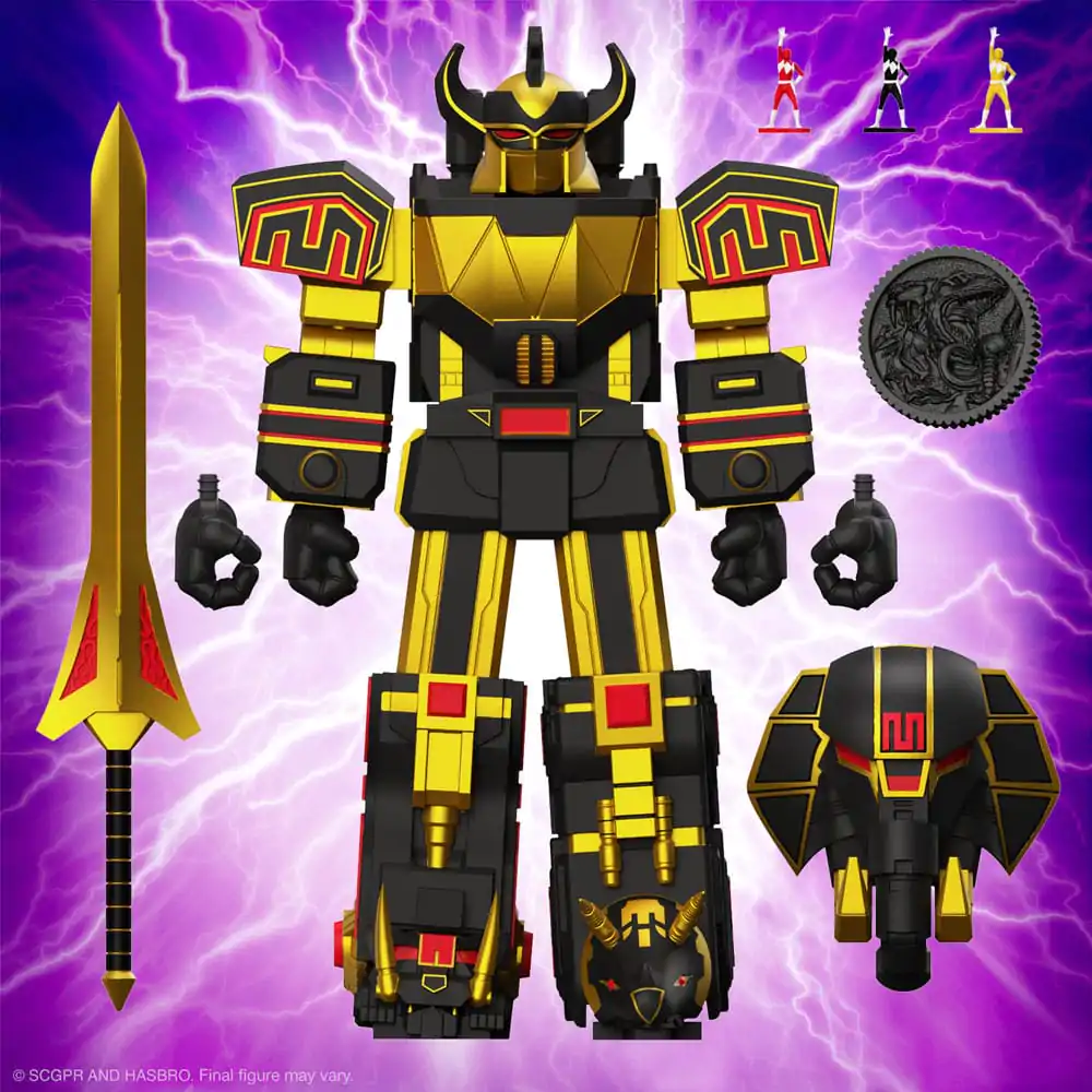 Power Rangers Ultimates Figurka Akcji Megazord (Black/Gold) 18 cm zdjęcie produktu