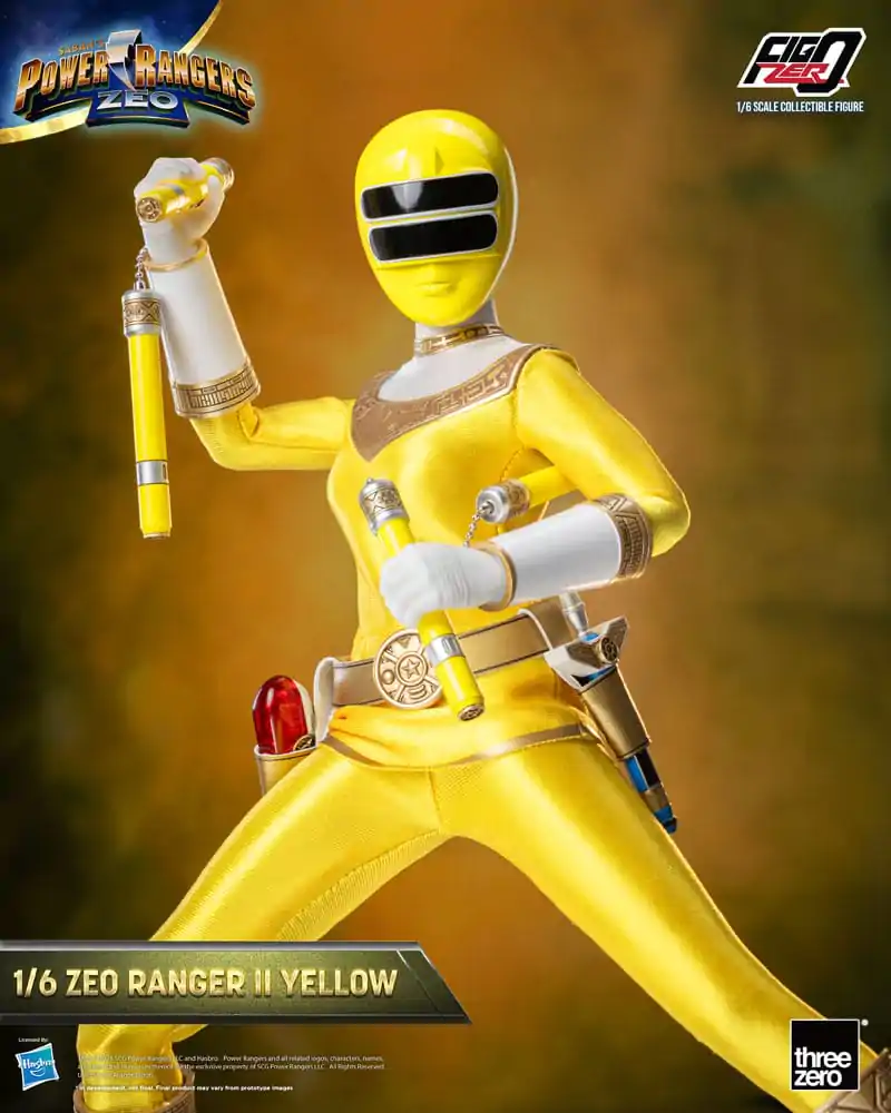 Power Rangers Zeo FigZero Figurka Akcji 1/6 Ranger II Żółty 30 cm zdjęcie produktu