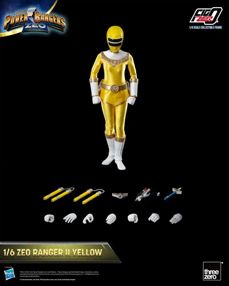 Power Rangers Zeo FigZero Figurka Akcji 1/6 Ranger II Żółty 30 cm zdjęcie produktu