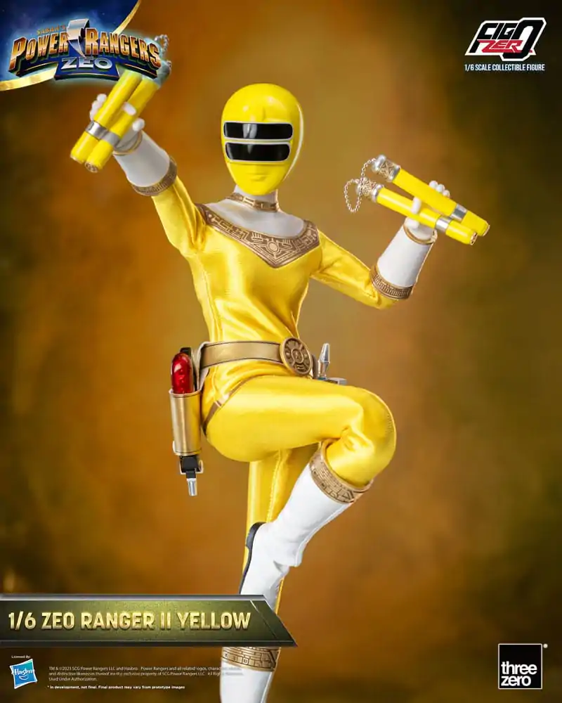 Power Rangers Zeo FigZero Figurka Akcji 1/6 Ranger II Żółty 30 cm zdjęcie produktu