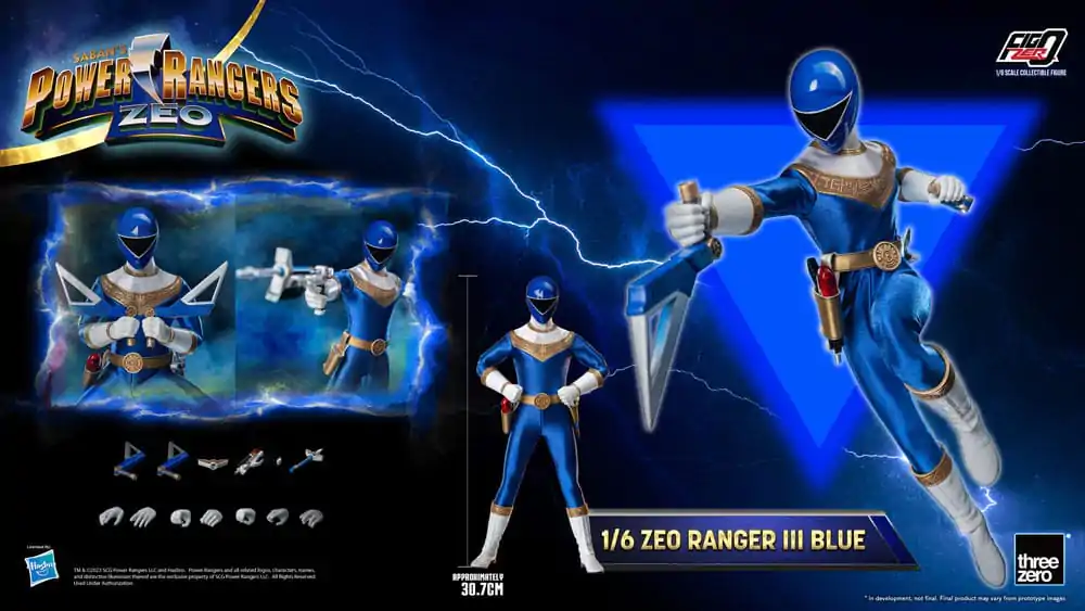 Power Rangers Zeo FigZero Figurka Akcji 1/6 Ranger III Blue 30 cm zdjęcie produktu