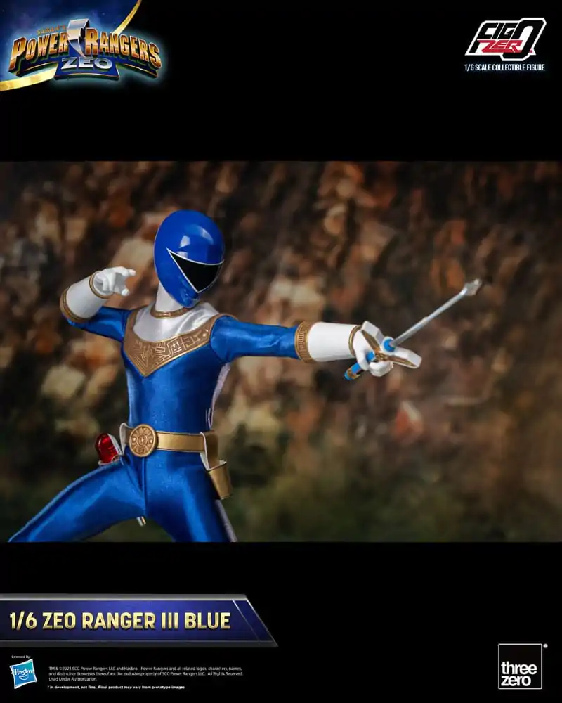 Power Rangers Zeo FigZero Figurka Akcji 1/6 Ranger III Blue 30 cm zdjęcie produktu