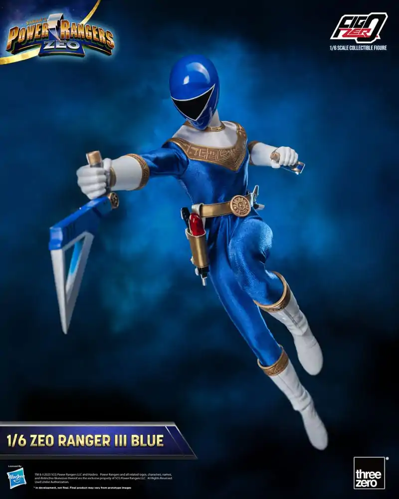 Power Rangers Zeo FigZero Figurka Akcji 1/6 Ranger III Blue 30 cm zdjęcie produktu