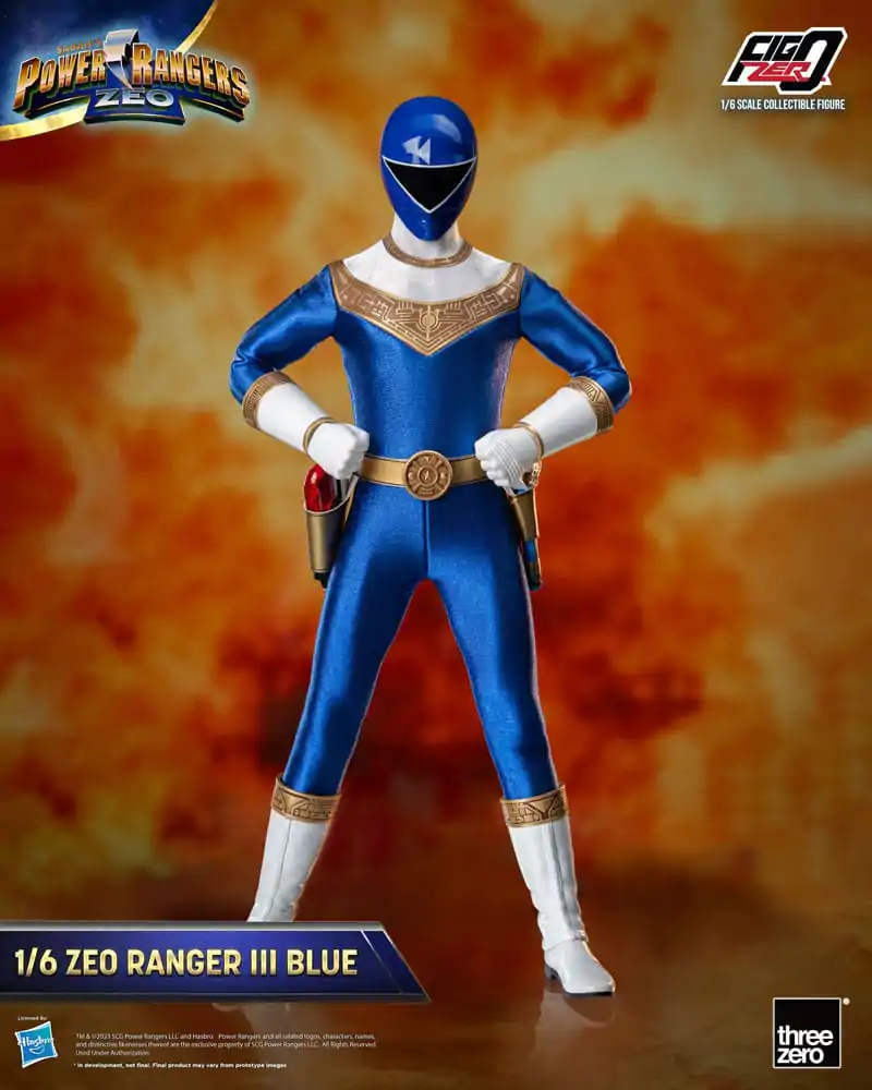 Power Rangers Zeo FigZero Figurka Akcji 1/6 Ranger III Blue 30 cm zdjęcie produktu