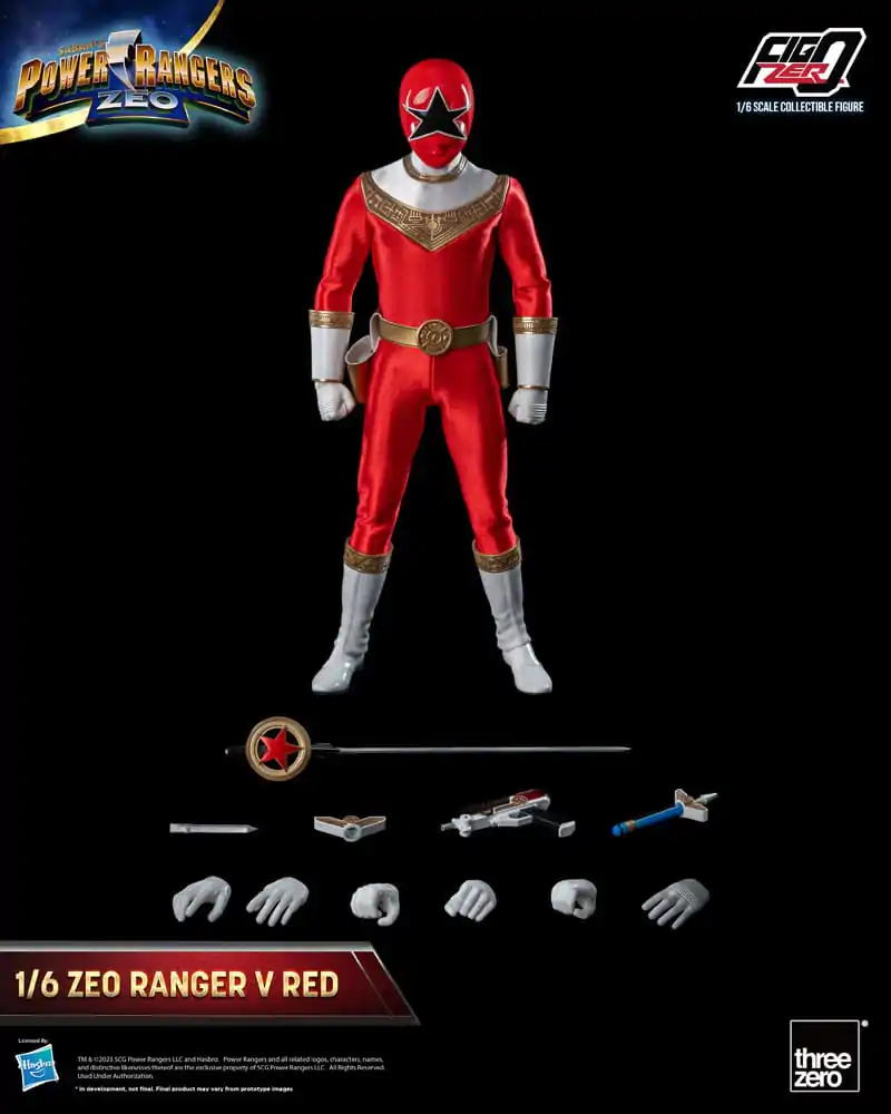 Power Rangers Zeo FigZero Figurka Akcji 1/6 Ranger V Red 30 cm zdjęcie produktu