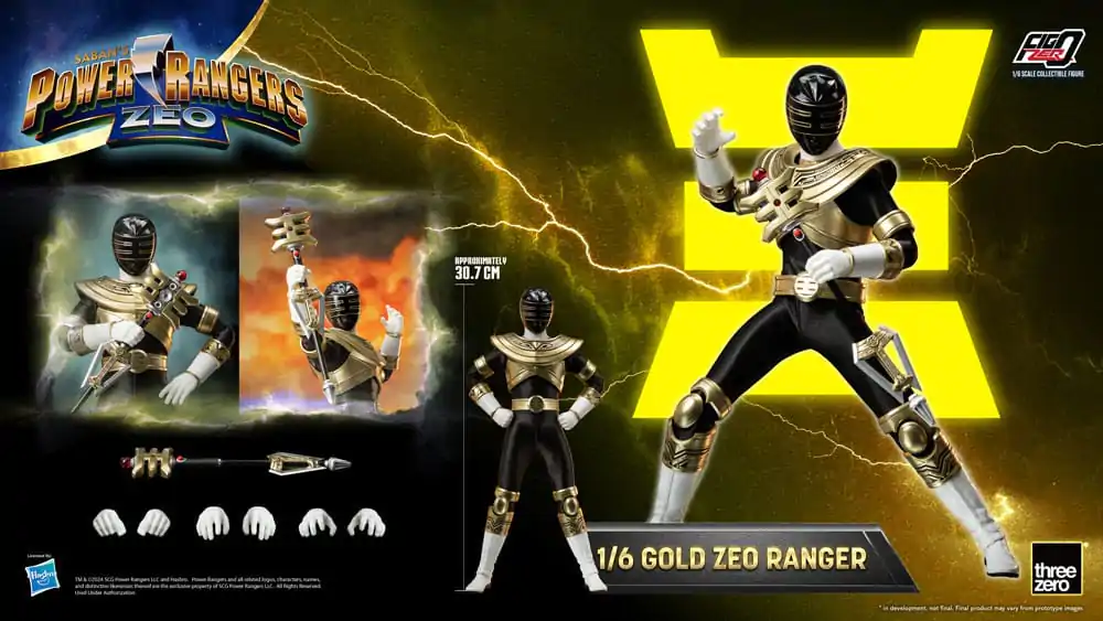 Power Rangers Zeo FigZero Figurka Akcji 1/6 Gold Zeo Power Ranger 30 cm zdjęcie produktu