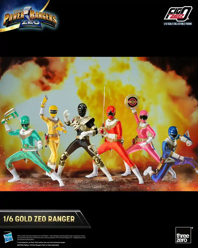Power Rangers Zeo FigZero Figurka Akcji 1/6 Gold Zeo Power Ranger 30 cm zdjęcie produktu