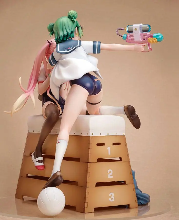 Poyoyon Rock Artwork Collection Statua PVC 1/5.5 Midori & Pink Sukumizu 28 cm zdjęcie produktu