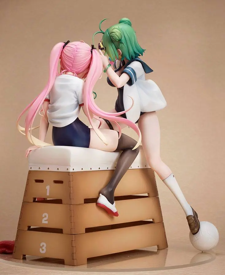 Poyoyon Rock Artwork Collection Statua PVC 1/5.5 Midori & Pink Sukumizu 28 cm zdjęcie produktu