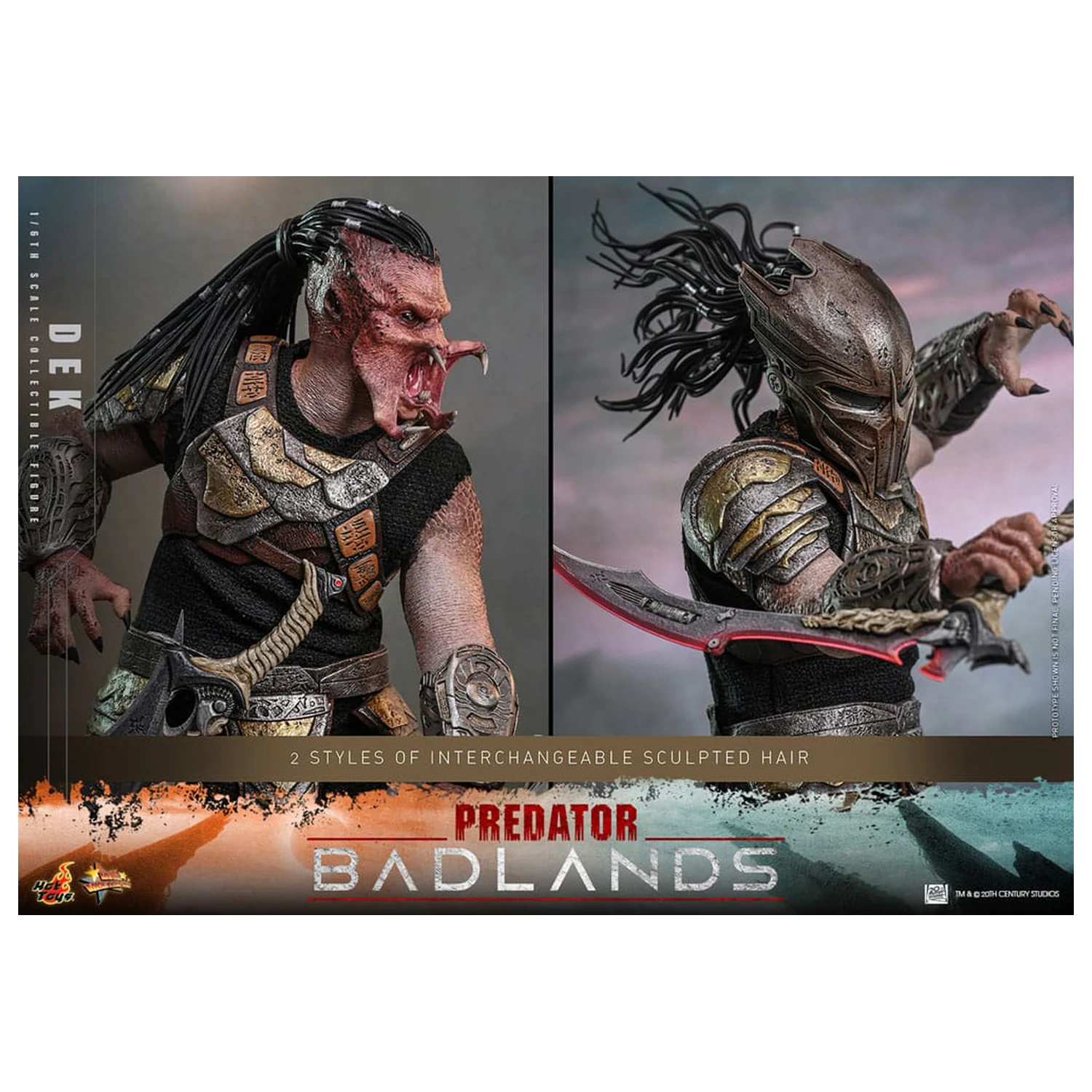 Predator: Badlands Movie Masterpiece figurka akcji 1/6 Dek 30 cm zdjęcie produktu