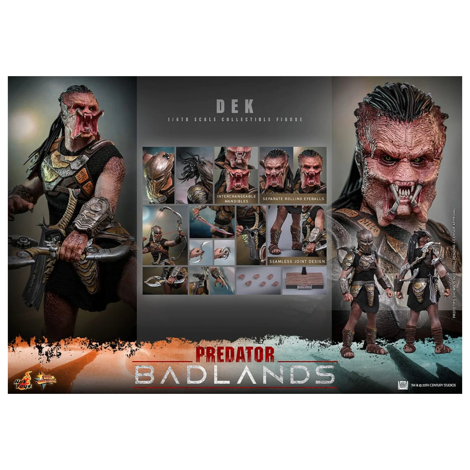 Predator: Badlands Movie Masterpiece figurka akcji 1/6 Dek 30 cm zdjęcie produktu